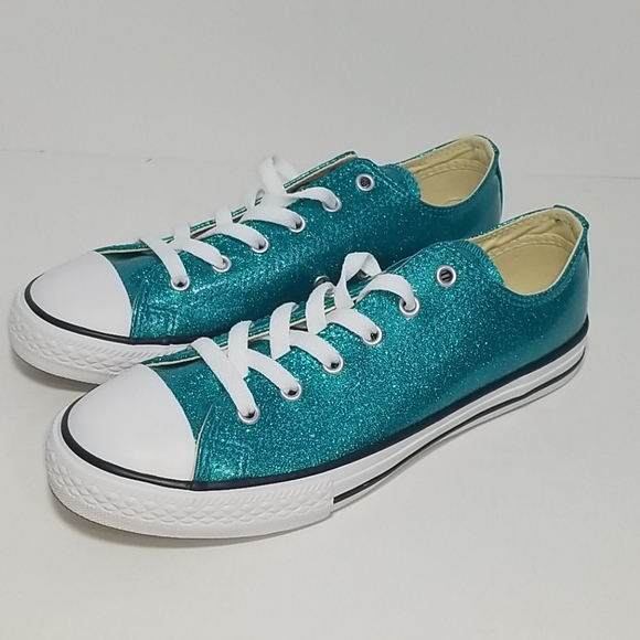 Converse Other - Converse Allstars Sparkle Teal Juniors sz 5